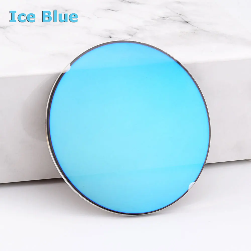 Gmei Optical 1.499 CR-39 Standard Index Resin Mirror Colourful Coating Polarized Myopia Sunglasses Prescription Optical Lenses