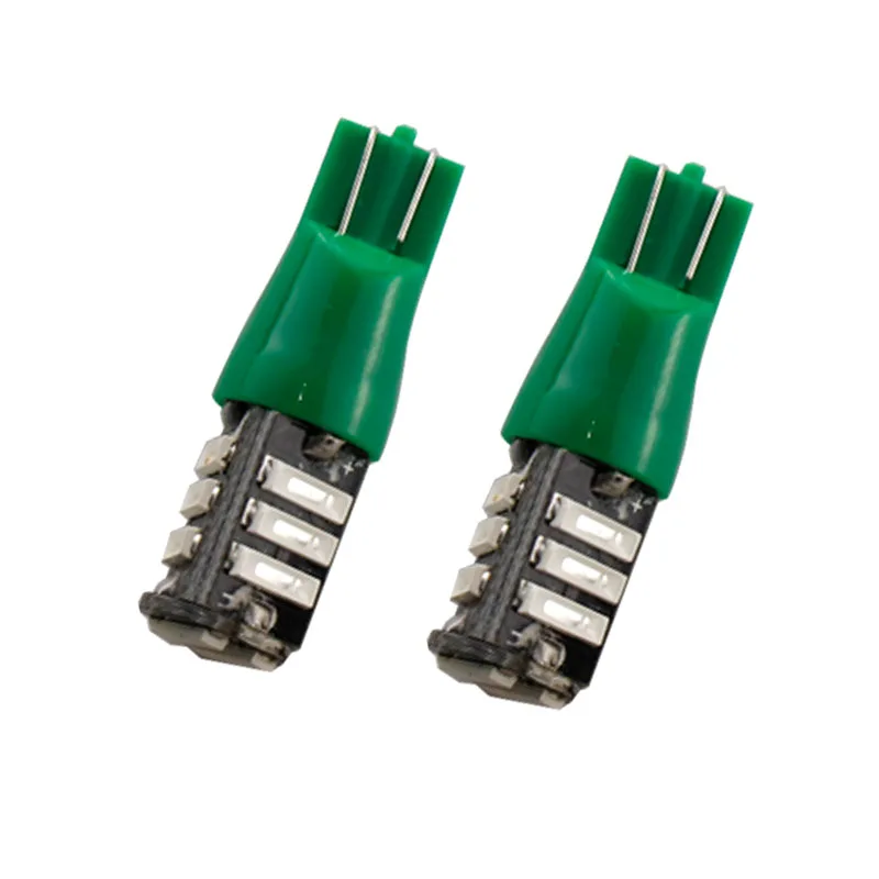 

50pcs Auto car T10 w5w Strobe flash 11 SMD 7020 LED flashing one mode Car side wedge License plate lights White green red amber