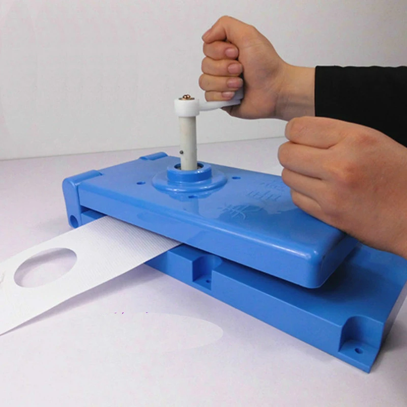 Manual Curtain Hole Eyelet Puncher Blue Punch Machine