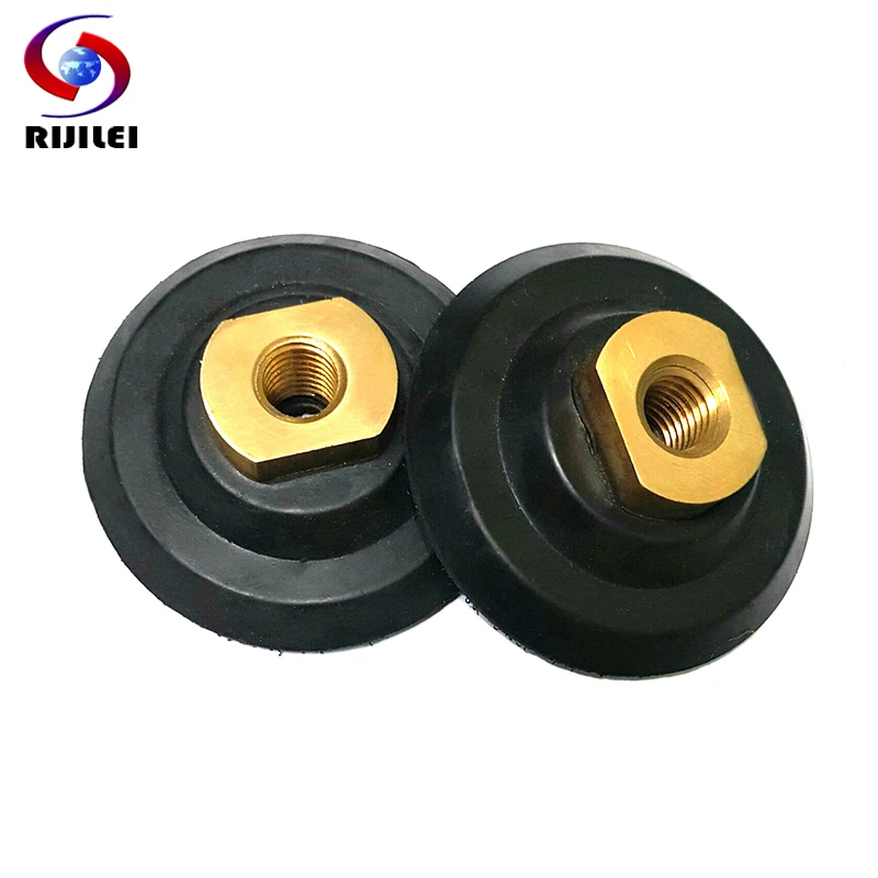 Rijilei-ferramenta de Polimento de Granito para Polimento Pad Borracha Backer Pads Rubber Back up Pad Precuterized Manufable 80 mm 3jtc