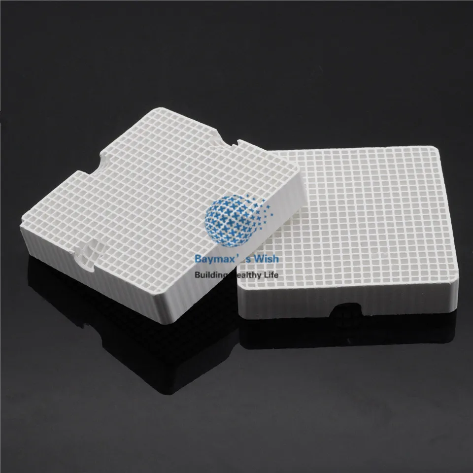 8Pcs Dental lab Honeycomb Square Firing Trays High Quality