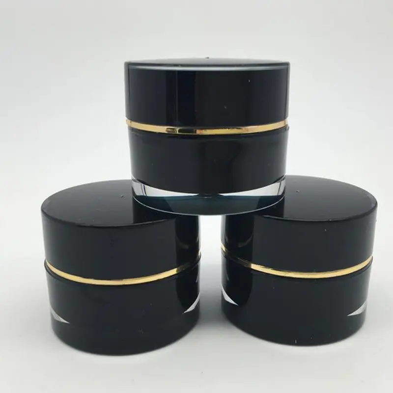 acrylic 5g jar for nail polish , plastic small cosmetic containers with lid , plastic 10g small jars with lids