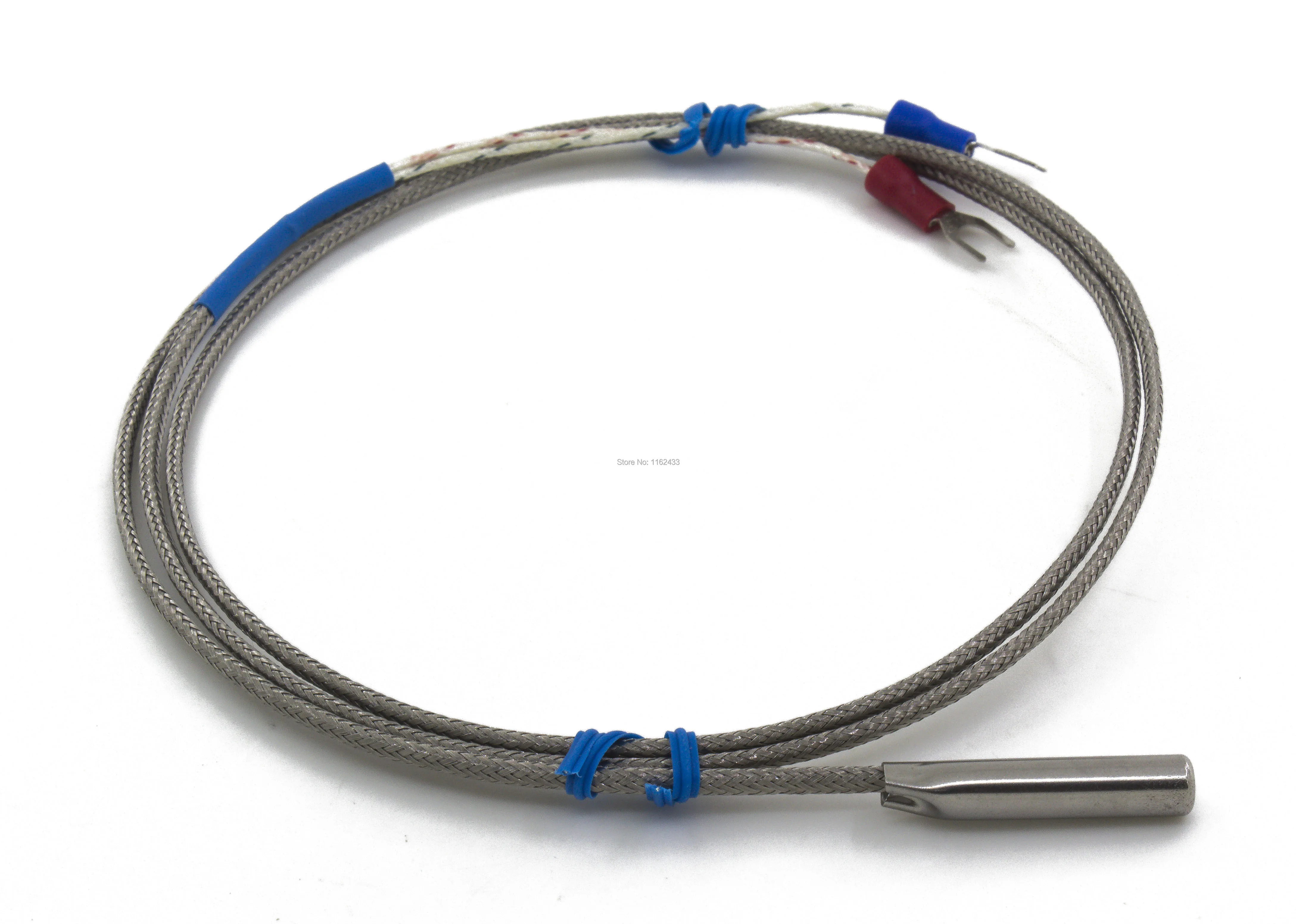 FTARP02 K E type 1m metal screening cable polish rod probe head thermocouple temperature sensor