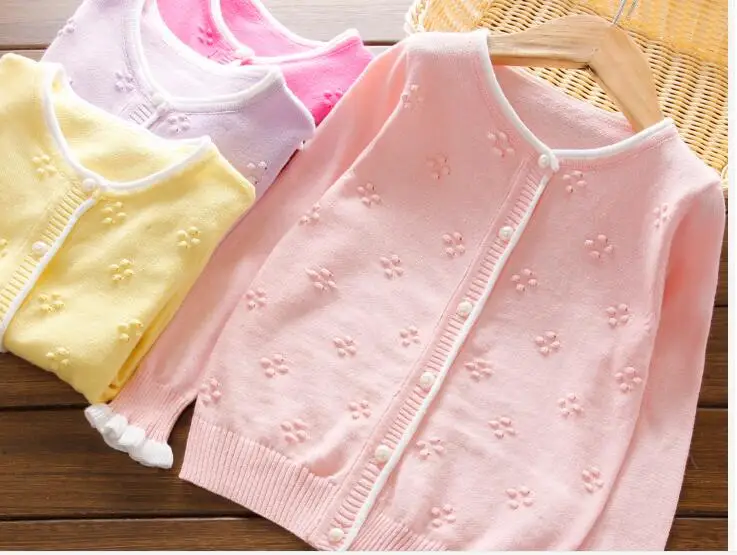 New Leader Girls Clothing Winter Pullover Children Sweaters Cartoon Cloud Long Sleeve Outerwear O-neck Kids Knitwear 3-10Y