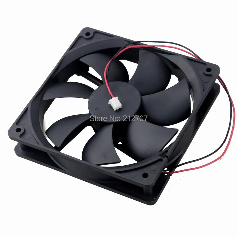 Gdstime Wholesale 50pcs 0.5A 5V 2000RPM 5inches 12cm 120mm 120*25mm DC Brushless Computer Fan PC Laptop Cooler