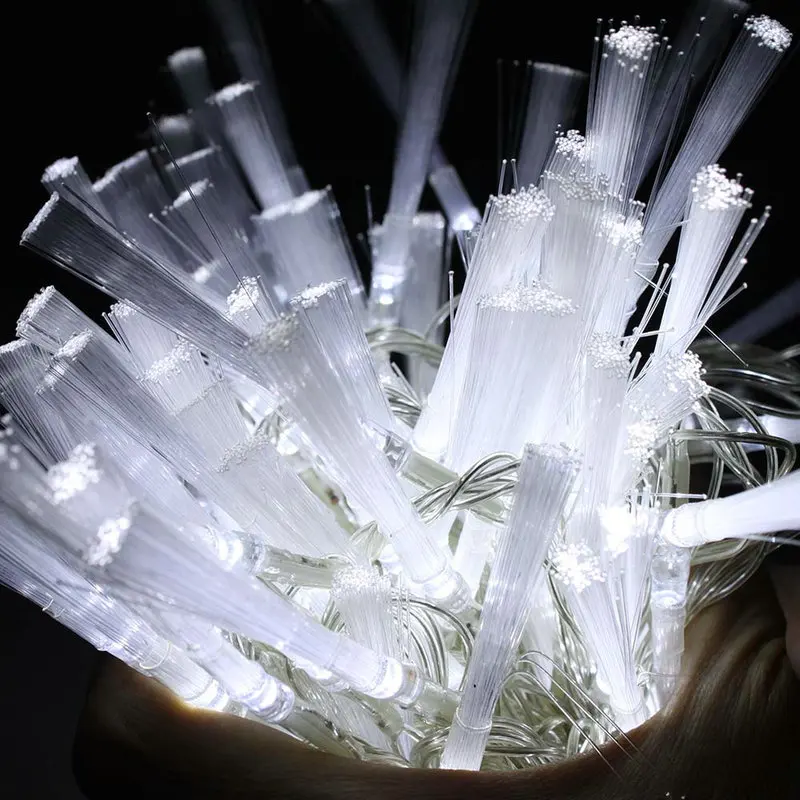33FT 10M 80LEDs Fiber Optical Light Fairy string LED lamp 8 modes for Christmas/Xmas/wedding tree decoration-4 colors optional