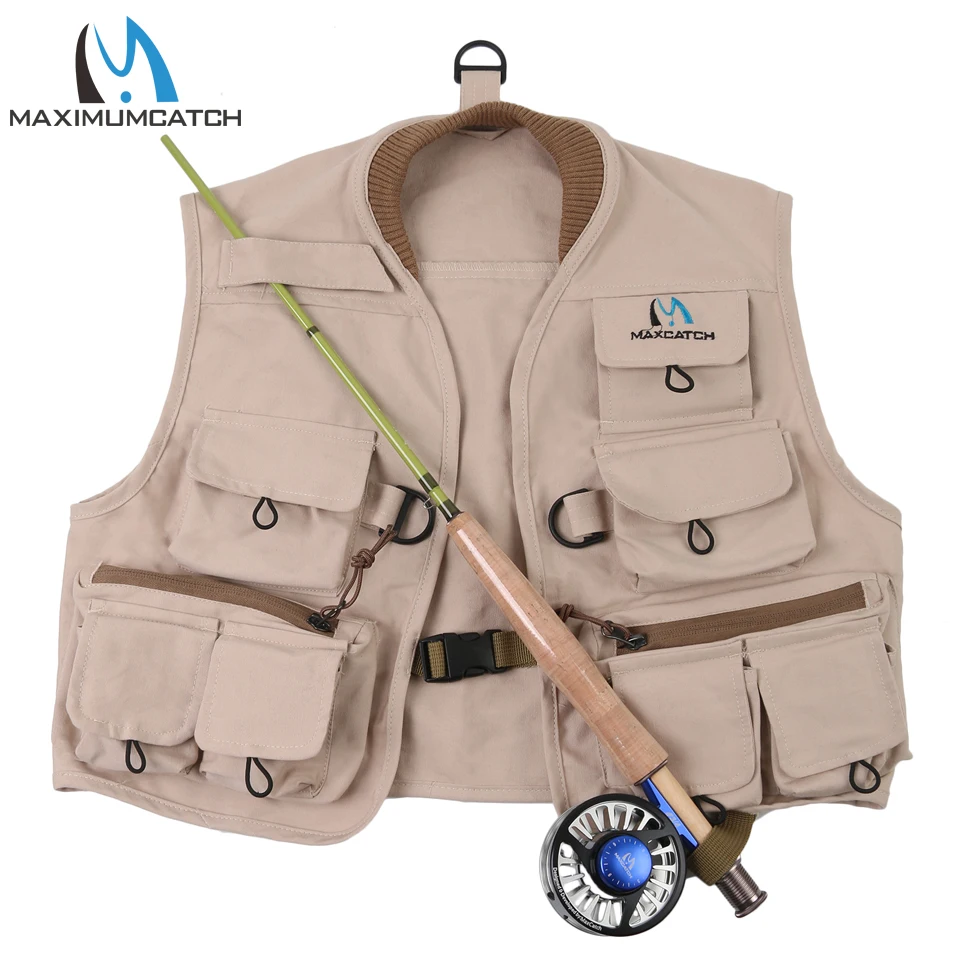 Maximumcatch Fly Fishing Vest Fly Vest Hykids Youth Children Jacket Multi Pocket For Kids Youth Size S/M/L