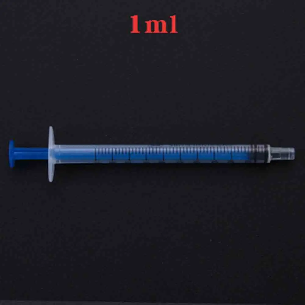 50pcs Disposable Plastic sterile injection syringe, Liquid Syringe with Needle 1/2.5/5/10/20/30ml for Industrial use