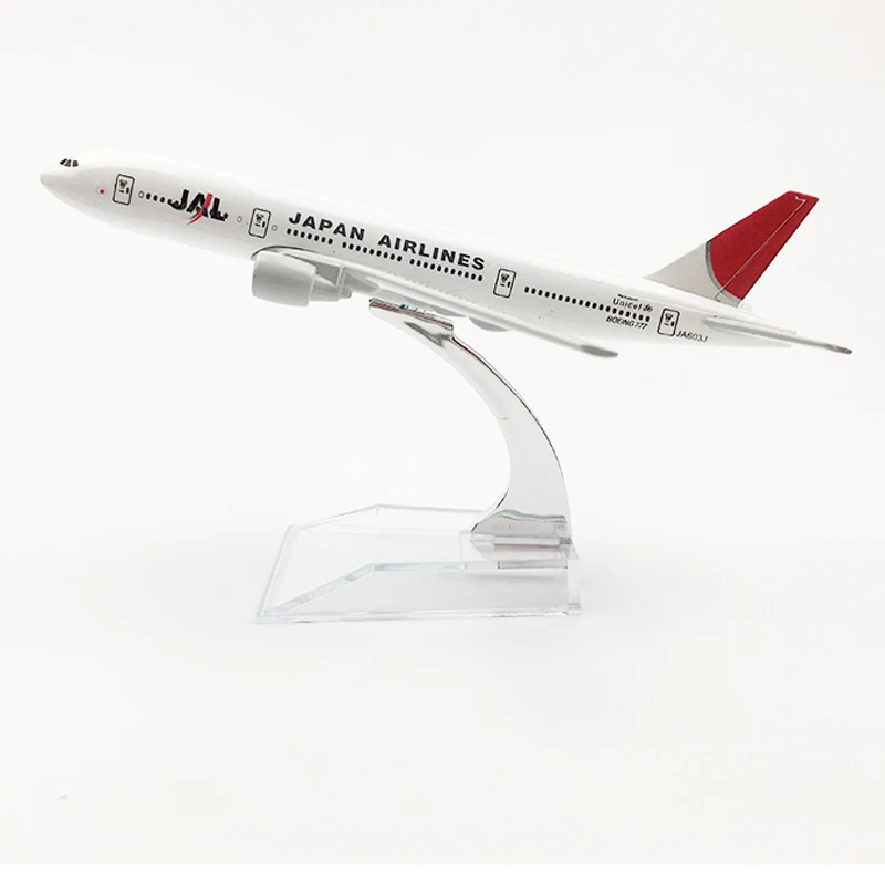 JASON TUTU 16cm JAPAN Airlines aeroplane model Boeing 777 Aircraft Model Planel Airplane Diecast Metal 1/400 Scale Planes