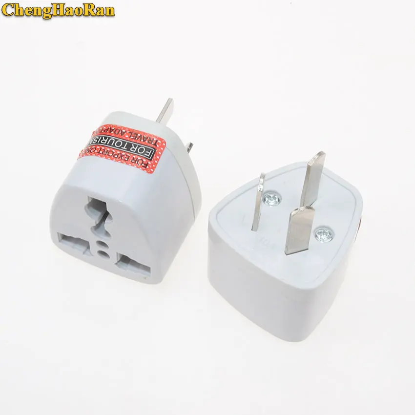 ChengHaoRan AU Australian Plug Adapter EU US UK To AU Australia Travel Adapter Socket Electrical Plug Converter Power Charger