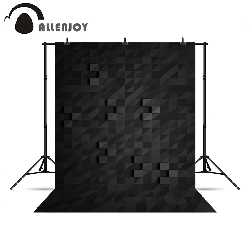 Allenjoy Photo background Black artisticistic Modern 3D Professional Christmas presents vinyl photo backdrop