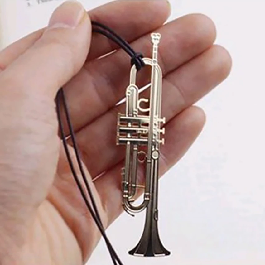 musical instrument bookmark students stationery creative metal bookmarks chain school supplies book decor gifts for reader,kids