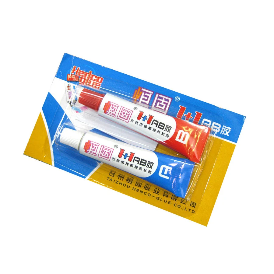 10g Multi-purpose Strong Adhesive A B AB glue A+ B Epoxy Resin Glue for Plastic Metal Ceramic Rubber