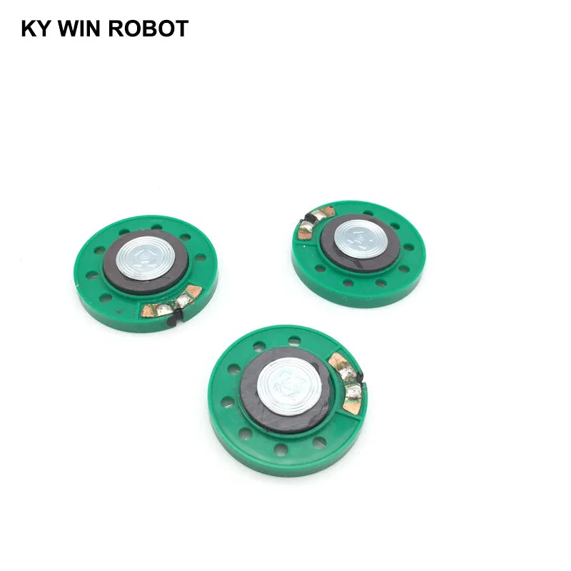 2pcs/lot New Green Ultra-thin Mini speaker 32 ohms 0.25 watt 0.25W 32R speaker Diameter 36MM 3.6CM thickness 7MM