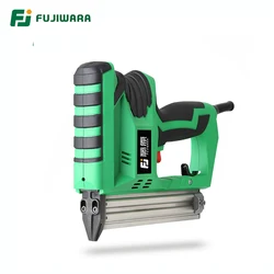 FUJIWARA 2200W Electric Quick Nail Gun Woodworking Nailing Tool F10-F30 Nails Home DIY Carpentry Decoration