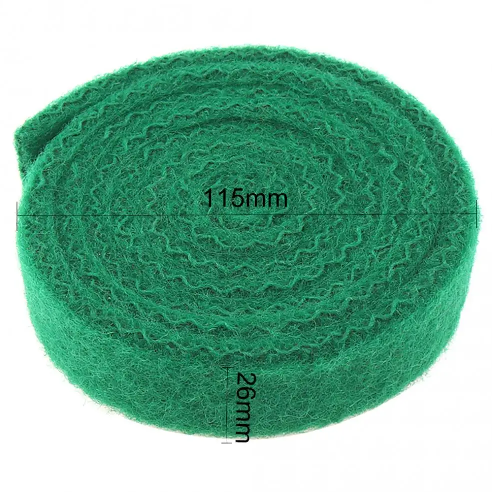 Accessoires de piano en laine, 1300x25x8mm, pièces de réparation pour piano peigné, accessoires vert noirâtre