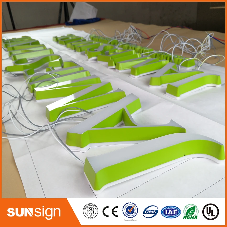 Mini Extremely Durable acrylic led sign channel letter