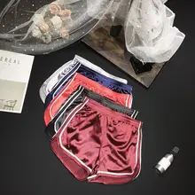 Women Summer Silk Shorts Casual White #6