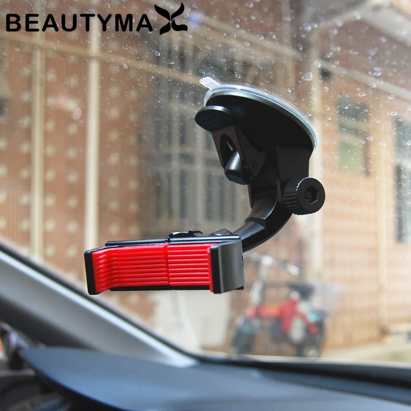 BEAUTYMAX Universal 360 Rotating Windshield Car Sucker Mount Bracket For iPhone 5 5s 6 7 Samsung S7 GPS Car Phone Holder Stand