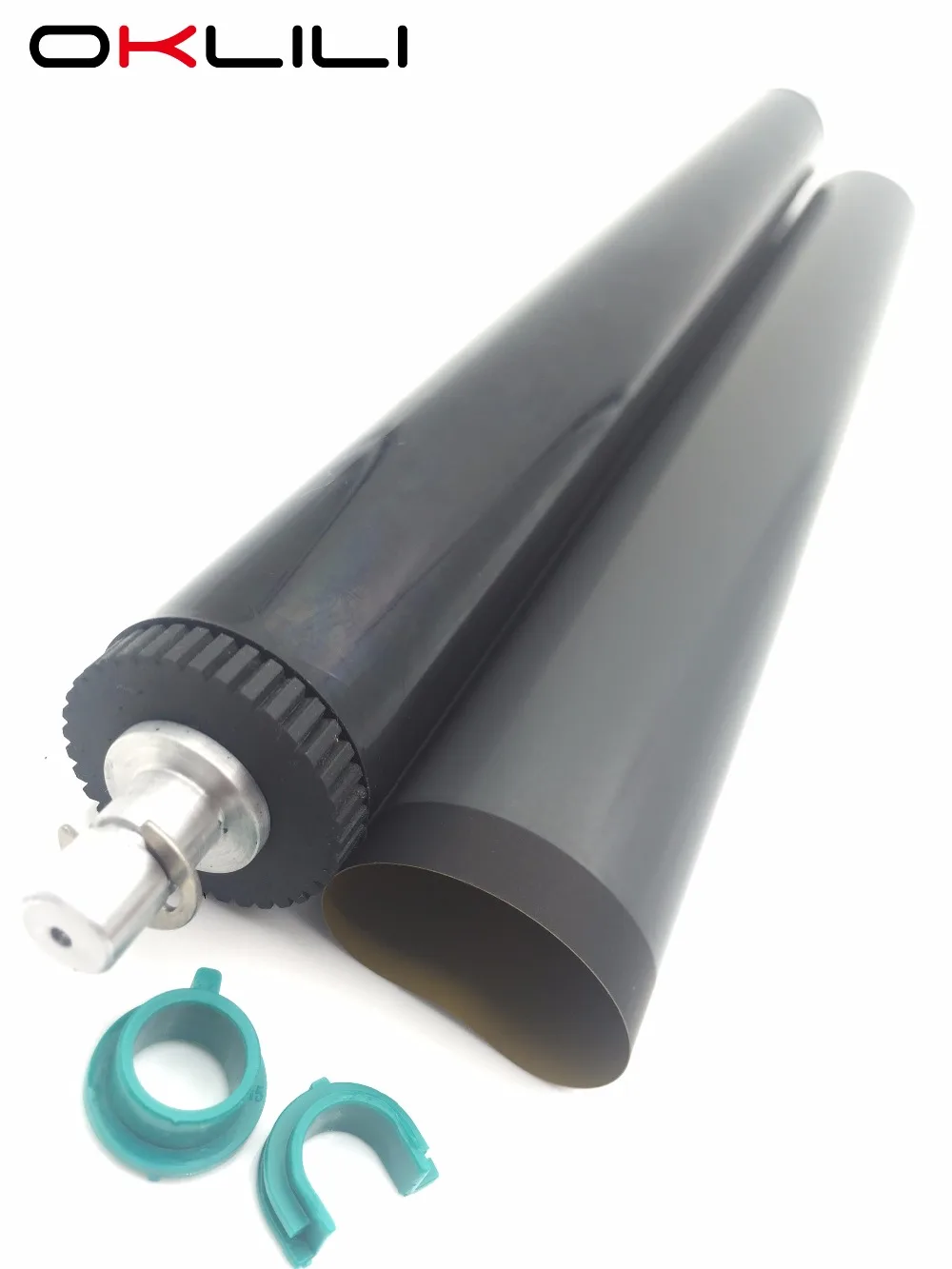 Fuser film sleeve + lower pressure roller lower rollen-halterung für HP M3027 M3035 P3005 M3027x M3035xs P3005d P3005dn P3005n