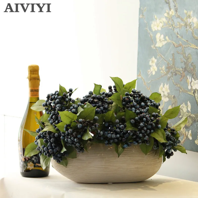 Foreign trade superior artificial berry artificial fruit h-q small artificial plant wedding decoration used in hotel banquet ta