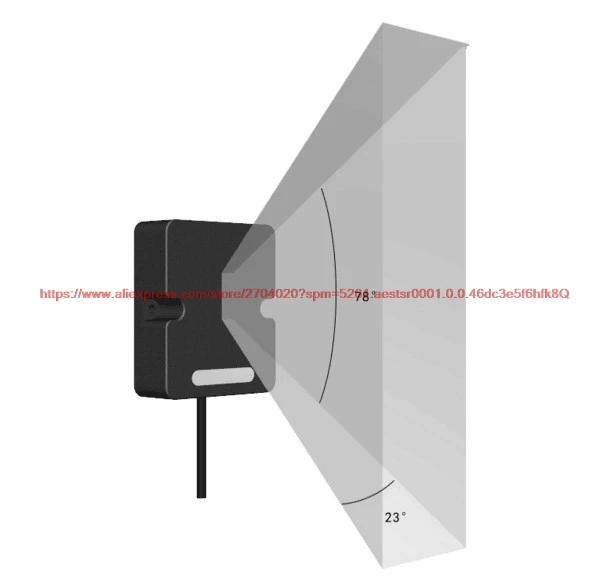 FMK24E5100/FMK24E5110 FMK24-E Series Microwave Ranging Radar 24GHz Radar Sensor Barrier Floor Garage Security