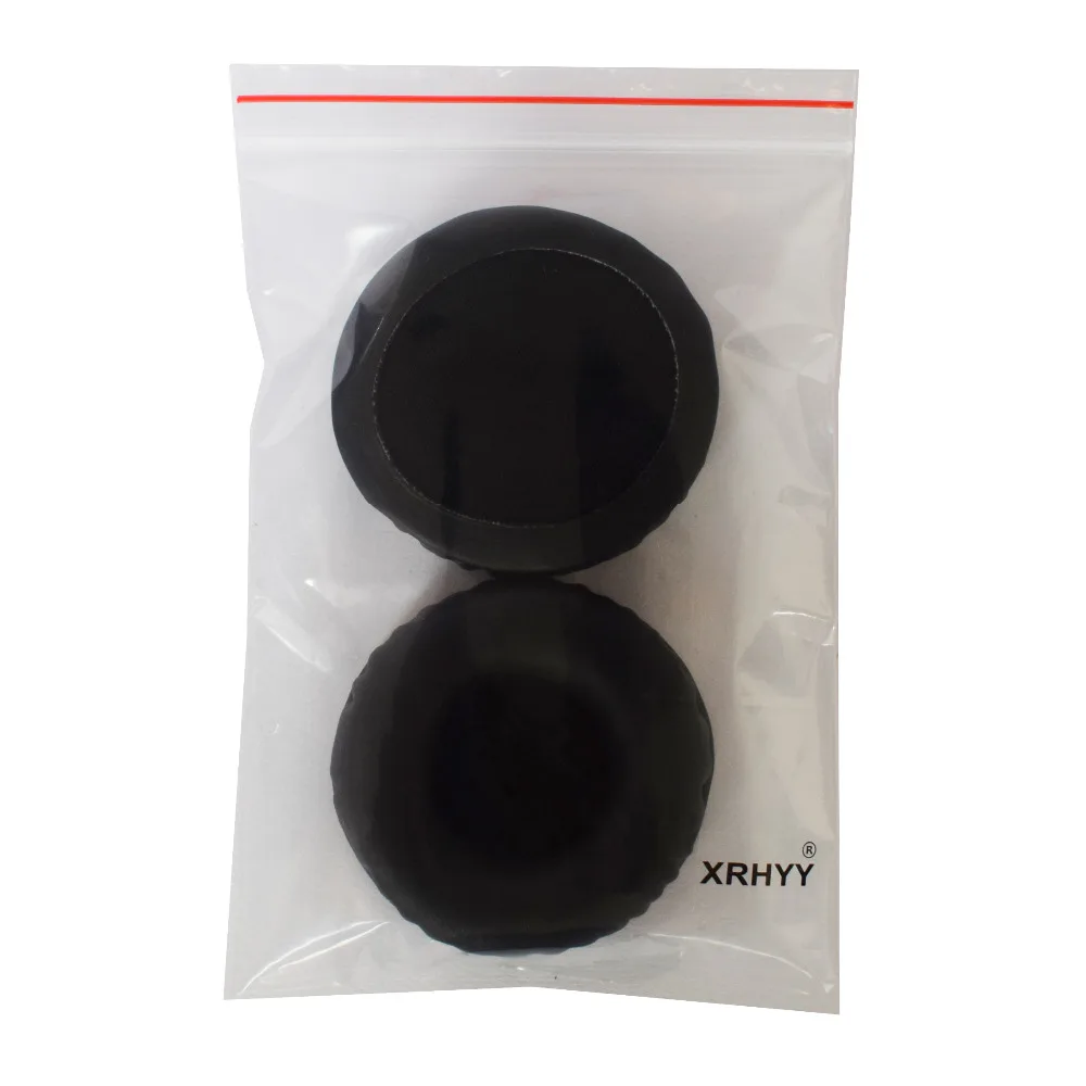 XRHYY Replacement Soft PU Foam Headphones Earpads Ear Pads Ear Cushions for AKG K518 K518DJ K518LE K81 SONY MDR-NC6 (Black)