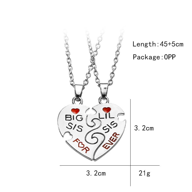 2pcs/set Heart Shape 