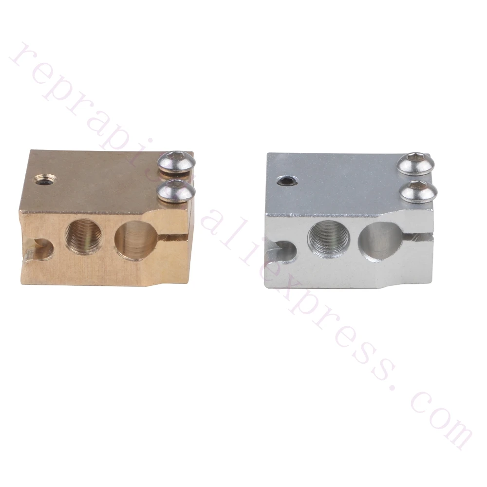 5pcs Volcano Heating Block PT100 Heater Block for m3 High Temperature &K type thermocouple Ultimaker Reprap 3D Printer Extruder