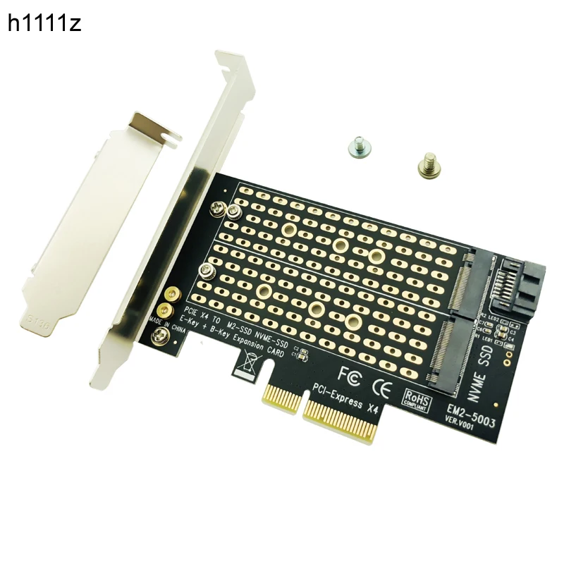 

Адаптер M.2 NVMe SSD NGFF на PCIE X4, ключ M, B, карта двойного интерфейса, поддержка PCI Express 3,0 2230 2242 2260 2280, размер M2 SSD, Новинка