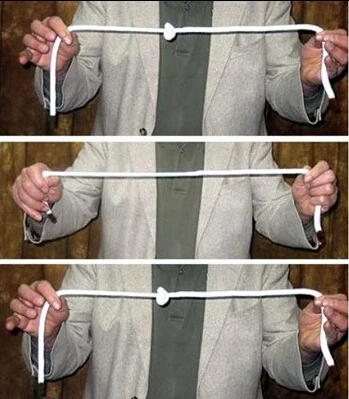 عقدة حبل سريع جدًا خدع سحرية ساحر سريع فوري ماجي عن قرب الوهم ألعاب كلاسيكية للتحايل الدعامة ملحق مضحك #1