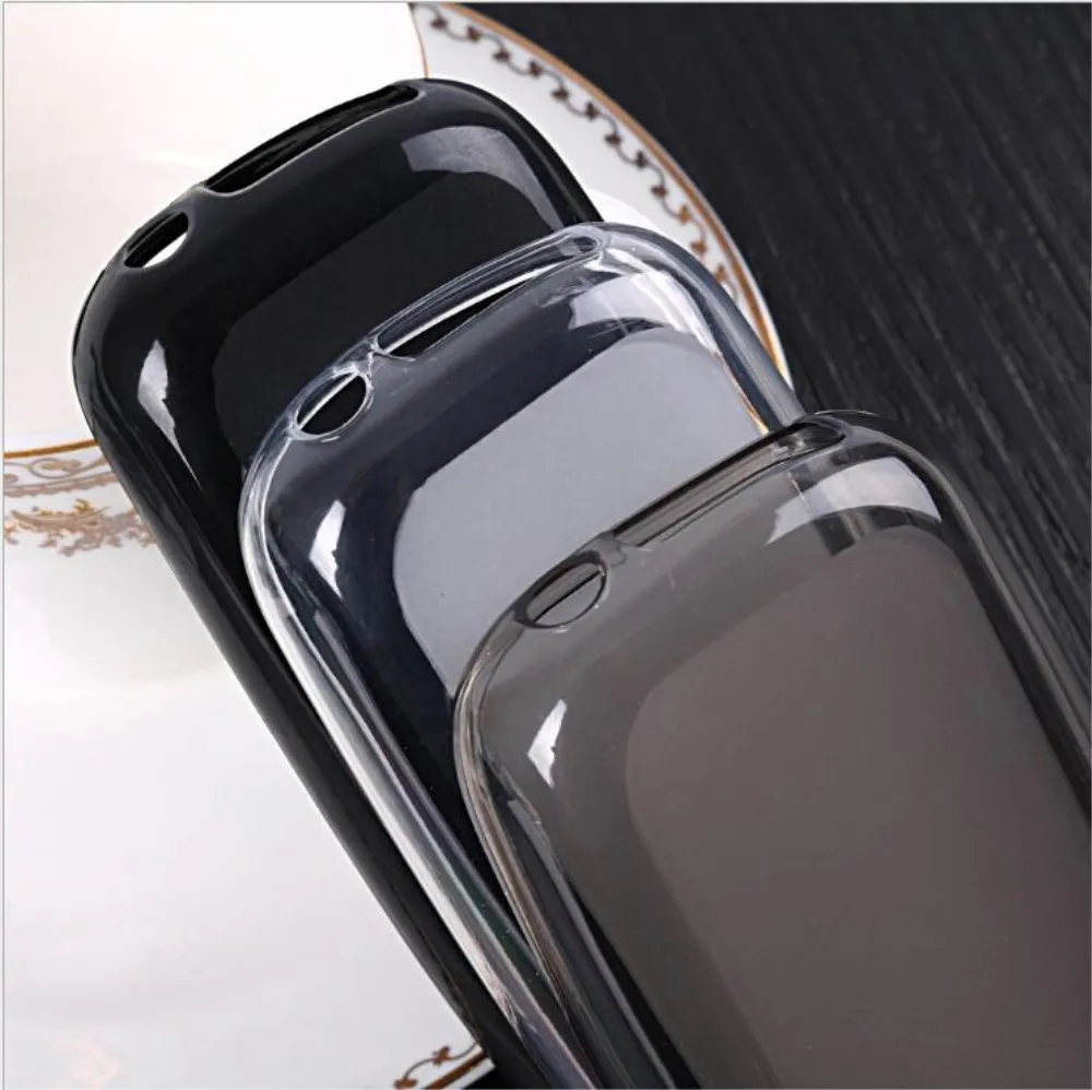 Transparent Soft Silicone TPU Phone Back Cover Case For Nokia 105 2017 Pudding Gel Soft TPU Shell