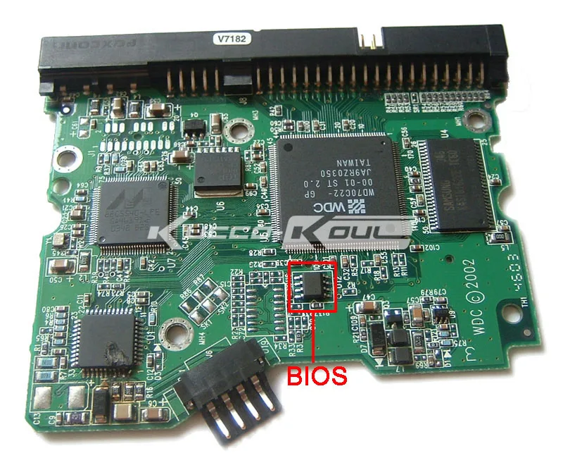 

HDD PCB logic board 2060-001159-006 REV A for WD 3.5 IDE/PATA hard drive repair data recovery