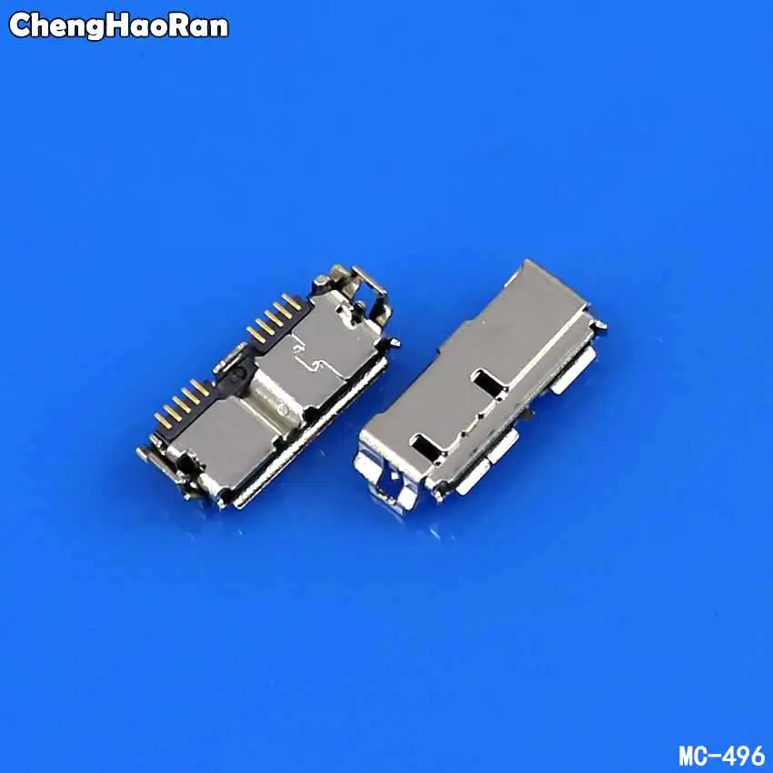 ChengHaoRan 2pcs For Western Digital Seagate Toshiba Mobile hard disk/tablet 3.0 Micro USB connector USB Port Plug Socket Jack