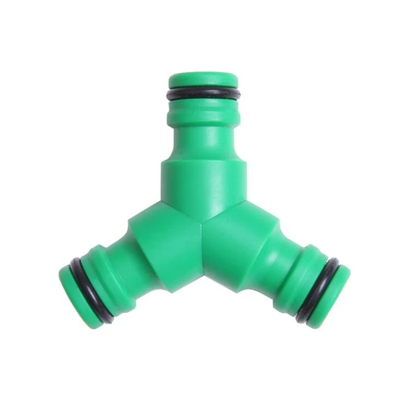 5pcs High Quality Tee Coupling Y Connectors Irrigation Fast Connector Water Pipe Connection  For 3/8