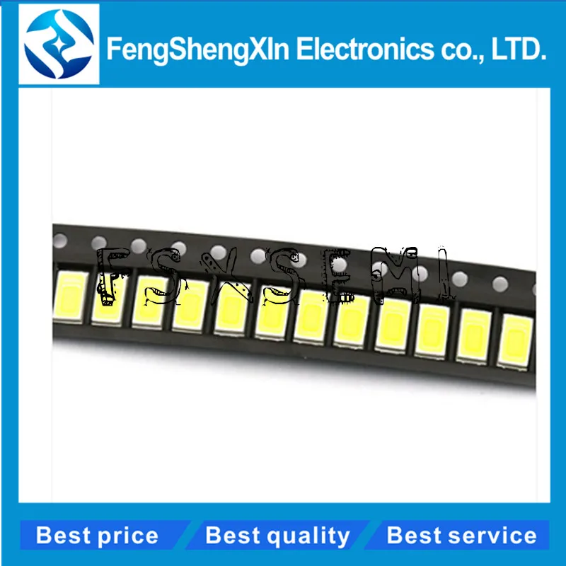 200pcs/lot 5730 White Light 0.5W 150MA 6000K-6500K 40-45LM 5630 SMD 5730 LED diodes