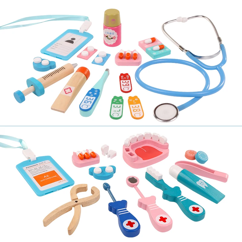 Bûwood – jeu de rôle pour enfant, jeu de docteur, boîte à médicaments pour dentiste, pour fille