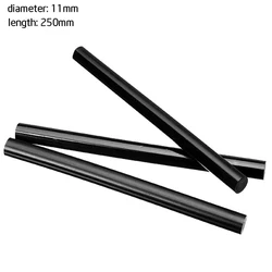 PDR Glue 11mm Hot Melt Sticks High Quality Strong black Glue for Glue Pulling Paintless Dent Repair tools, 5pcs/lot