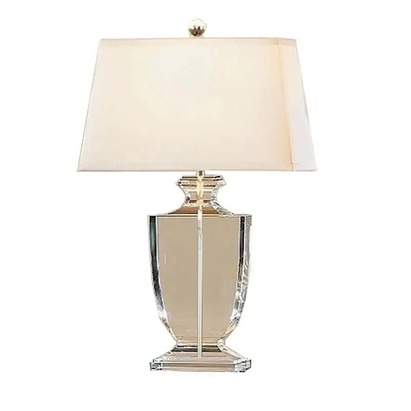 Simple Modern K9 Crystal Table Lamps Transparent Crystal Table Lamps For Living Room Bedroom Bedside Hotel Villa Table Lamps image 2