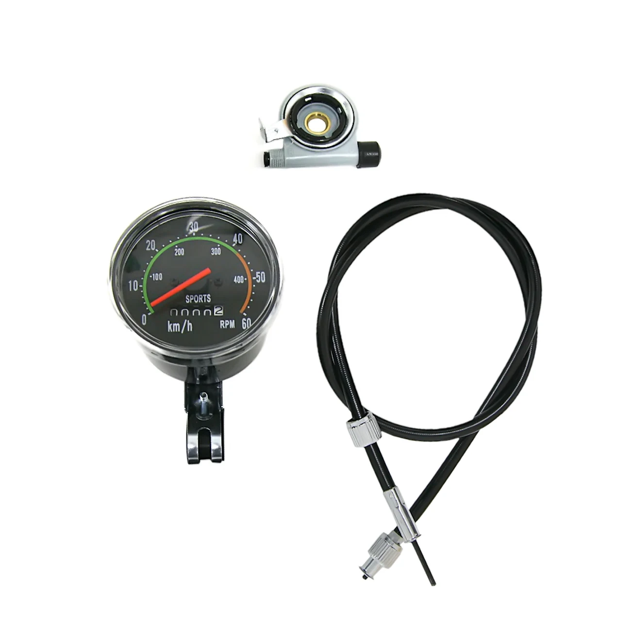 

Speedometer & Odometer w/ Mounting Hardware For 80cc Motorized Bicycle Motor