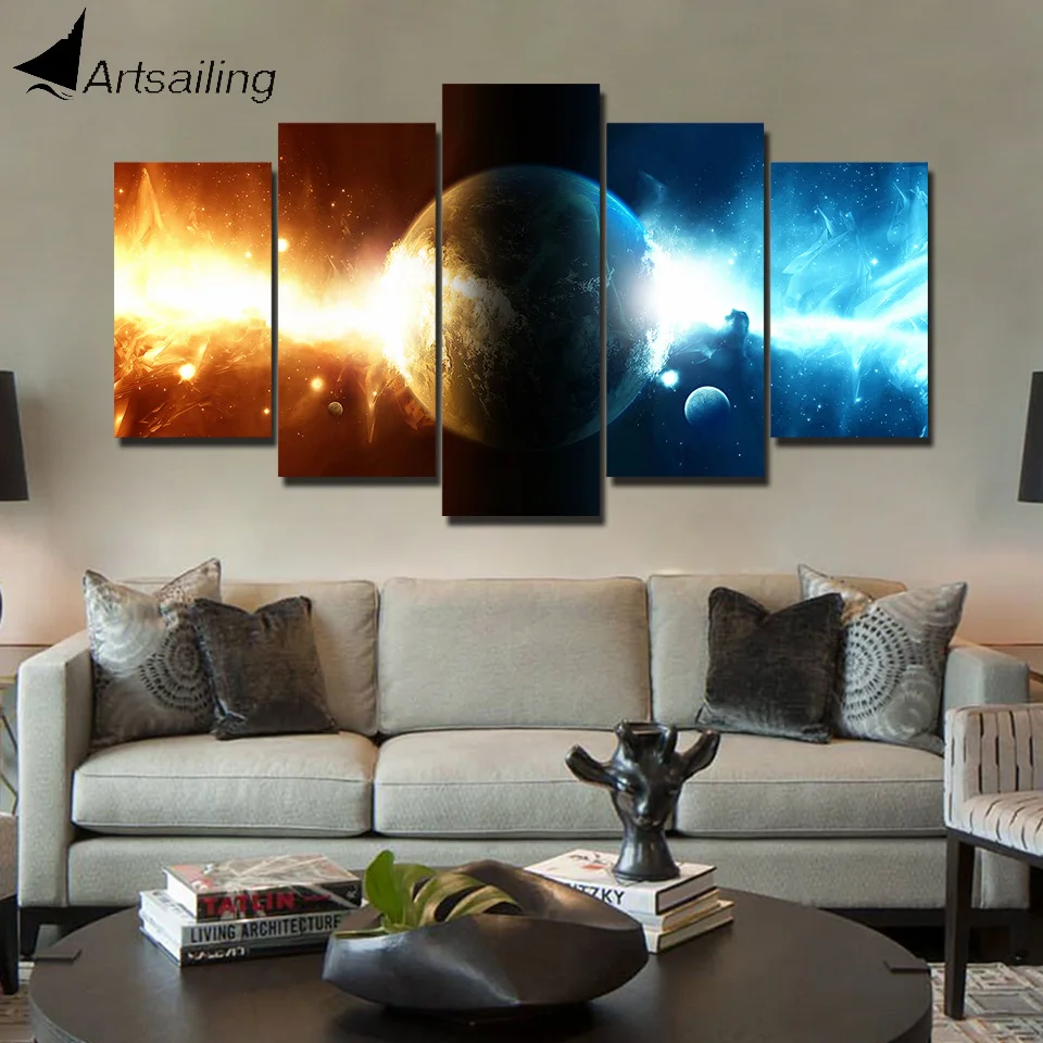 HD Printed cosmos galaxy Painting on canvas room decoration print poster picture canvas Free shipping/ny-1741