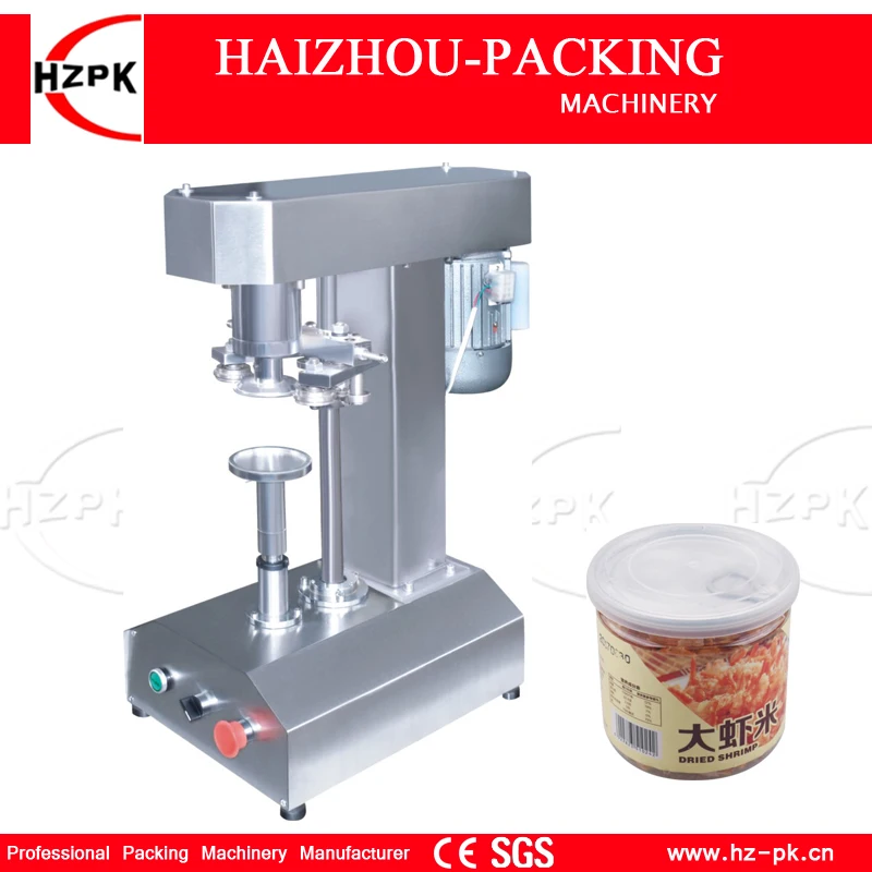 HZPK macchina semiautomatica per sigillare lattine di latta tappatrice ad anello tappatrice tappo in alluminio Pop-top cucitrice chiusura facile della bottiglia