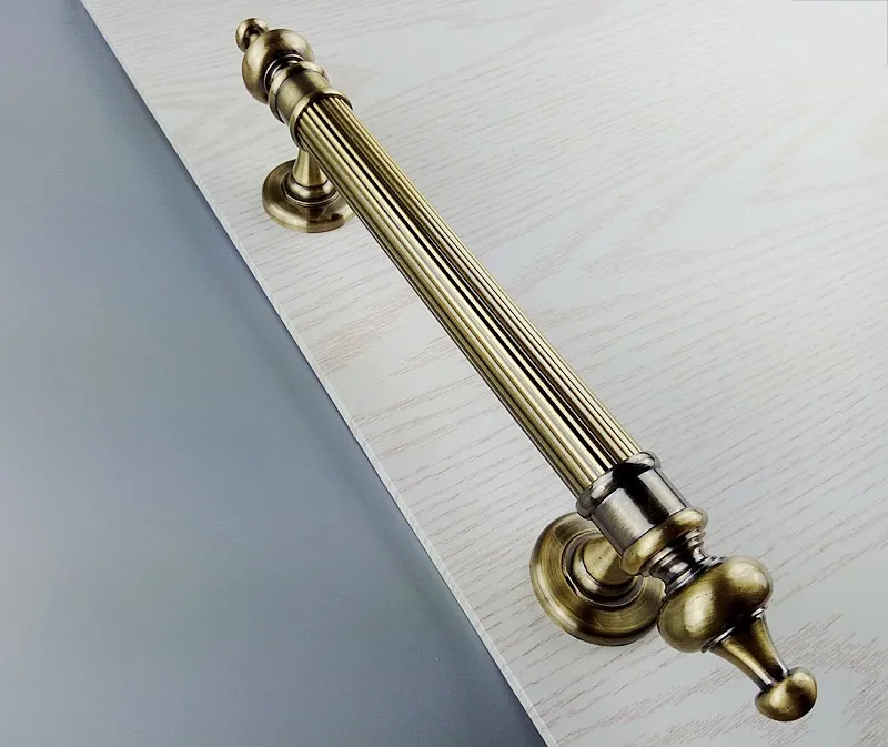 345mm brązowa brama chromowane meble drewniana klamka drzwi przesuwane drzwi do łazienki restauracji złote uchwyty do drzwi plastikowe garderoby — zdjęcie 3