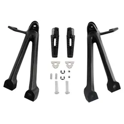 Motorcycle Rear Footrests Foot Pegs For SUZUKI GSXR600 GSX-R 750 2006-2007 K6 K7