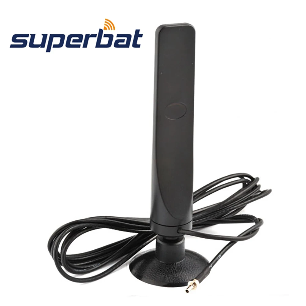 Superbat 12dbi 850/1900/900/1800/2100Mhz GSM/UMTS/HSPA/CDMA/3G Antenna CRC9 Male for Huawei E176 E160 E156E E583C Aerial Booster