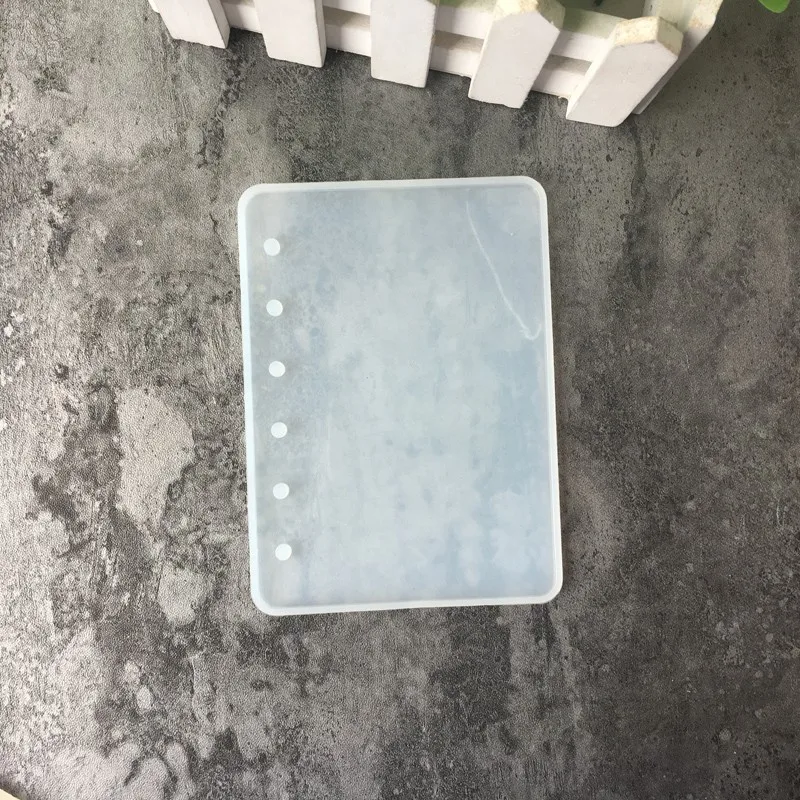 A7/A6/A5 Notebook kształt silikonowe formy DIY żywica książka formy przezroczysta żywica epoksydowa silikonowe formy przezroczyste książki A7 silikonowe formy — zdjęcie 4