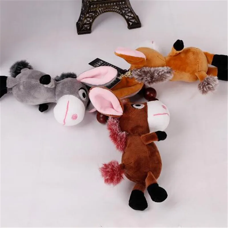 1 قطعة حمار ألعاب من نسيج مخملي الكرتون مفتاح الحيوانات الصغيرة قلادة اللعب حقيبة الفتيان والفتيات سيارة المفاتيح هدية 10 سنتيمتر HANDANWEIRAN