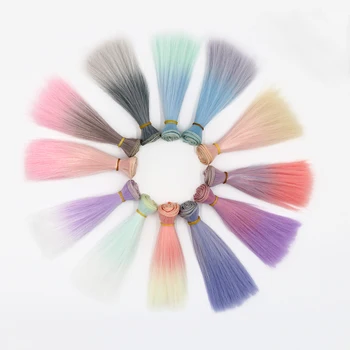 Msiredoll bjd pruik Accessoires 1 stuk 15*100 CM of 25*100 CM pop haar voor 1/3 1/4 1/6 steil haar bjd pruik diy Gratis verzending