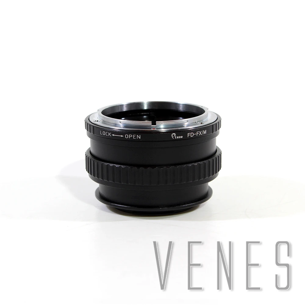 

VENES FD-FX/M, Adjustable Macro to Infinity Adapter ring for Canon FD Lens to Suit for Fujifilm X Mount Camera