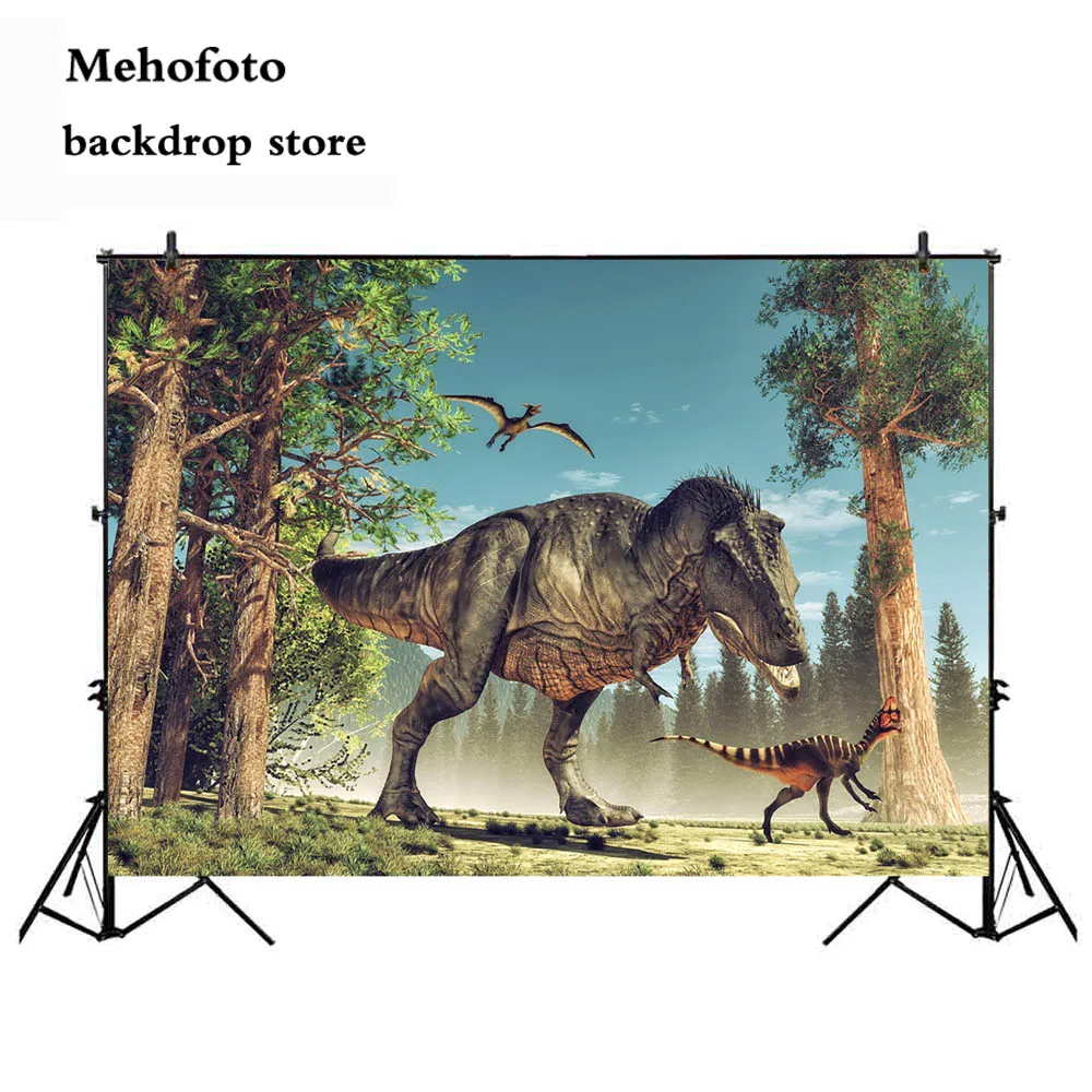 

Dinosaur Party Background for Photo Jurassic World Photography Backdrop Newborn Happy Birthday Theme Decoration 946